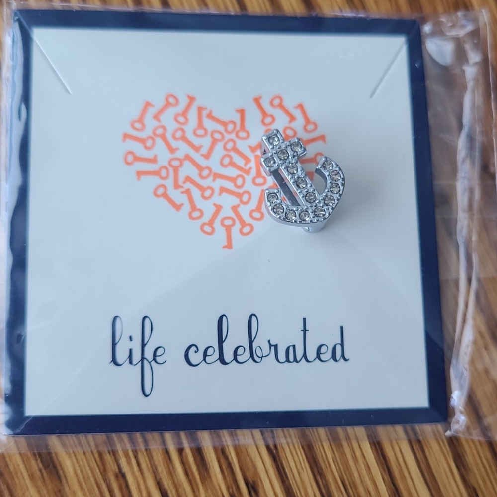 Silver Studded ANCHOR Jewelry New KEEP Collective